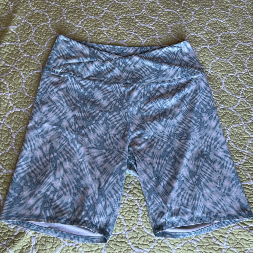 Maurices Teal Tie Dye Bike Shorts